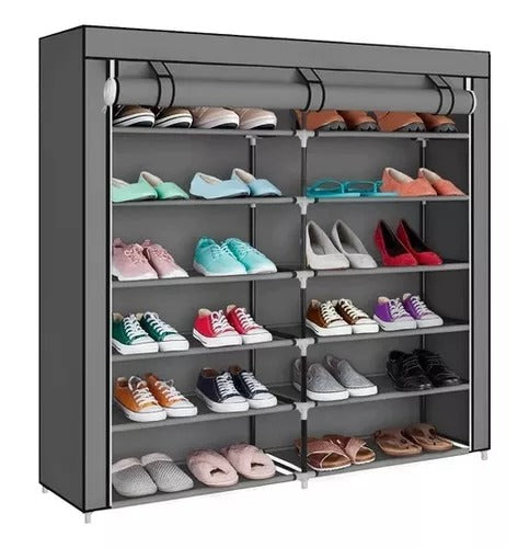 Sapateira Dobrável Organizadora Decoteam 6 Andares Duplos Sapateira Dobrável Organizadora Decoteam 6 Andares Duplos